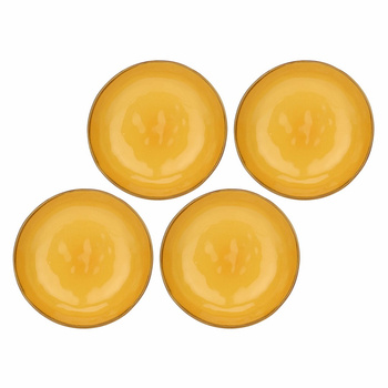 ROSE&TULIPANI CONCERTO OCRA Zestaw 4 talerzy do zupy 21 cm