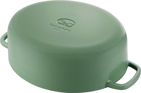 BALLARINI BELLAMONTE Garnek żeliwny owalny 5.5 ltr, zielony