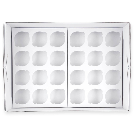 PME Pudełko na 24 babeczki 90 mm