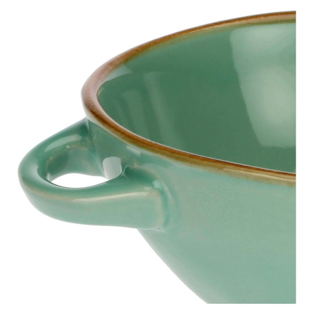 ROSE&TULIPANI CONCERTO VERDE ACQUA Zestaw 4 misek do zupy 2H 600 ml