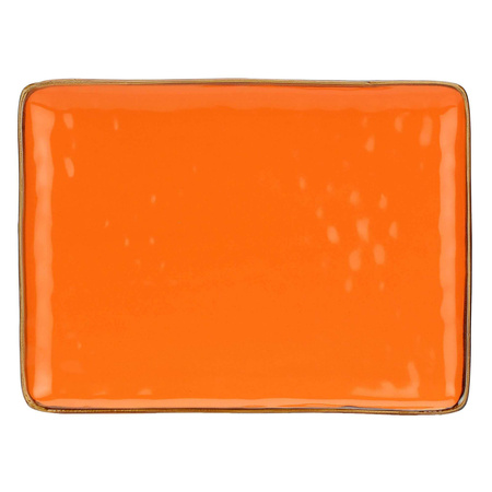 ROSE&TULIPANI CONCERTO ARANCIONE Taca prostokątna 36 x 26.5 cm