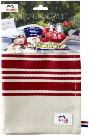 STAUB Ręcznik kuchenny 50 x 70 cm, czerwony