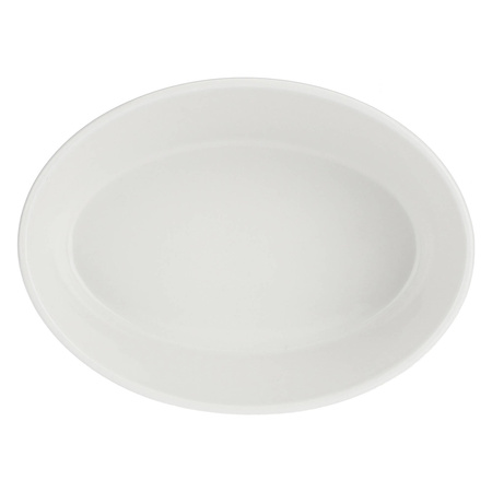 LA PORCELLANA BIANCA FIESOLE Owalne naczynie do zapiekania 10 x 15 cm