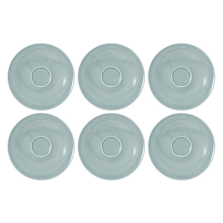 SELTMANN BEAT COLOR GLAZE Zestaw 6 spodków 16.5 cm