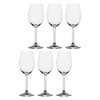 LA PORCELLANA BIANCA NOVELLO Zestaw 6 kieliszków do białego wina 340 ml