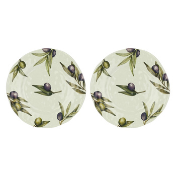 ROSE&TULIPANI OLYVIA Zestaw 2 talerzy obiadowych 27 cm