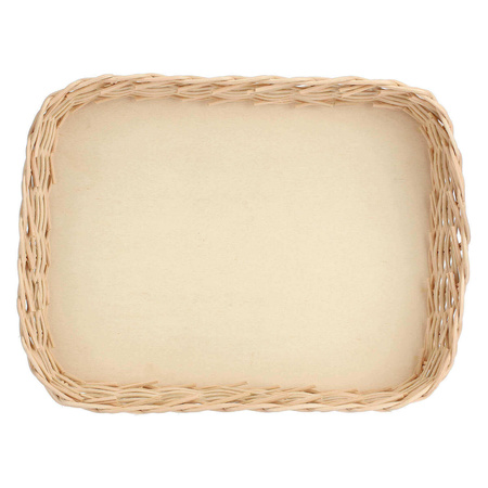 LA PORCELLANA BIANCA MIDOLLINO Wiklinowy kosz na naczynie do lasagne 30 cm