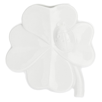 LA PORCELLANA BIANCA LEOPOLDINA Nawilżacz powietrza koniczyna 20 cm