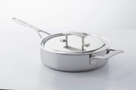 DEMEYERE INDUSTRY 5 Patelnia głęboka 2H z pokrywką 28 cm