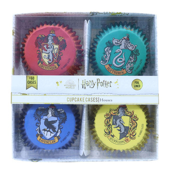 PME Papilotki do pieczenia herby domów Hogwartu Harry Potter (60 sztuk)