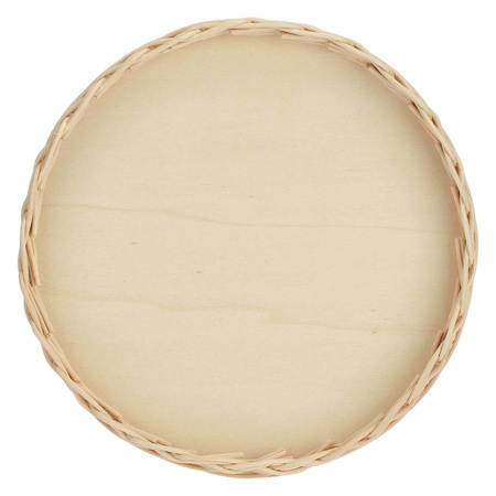 LA PORCELLANA BIANCA MIDOLLINO Wiklinowy kosz na naczynie do tarty 25 cm