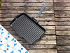 STAUB Prostokątna patelnia żeliwna grillowa 34 x 21 cm, czarny