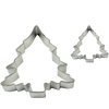 PME Zestaw 2 metalowych foremek choinka