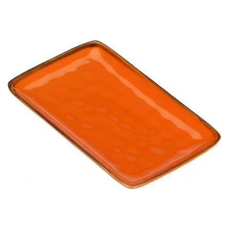 ROSE&TULIPANI CONCERTO ARANCIONE Zestaw 4 tac prostokątnych 20 x 13 cm