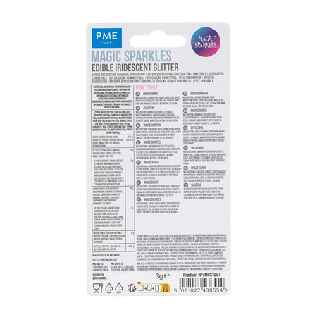 PME Jadalny opalizujący brokat 3 g Jasnoróżowy