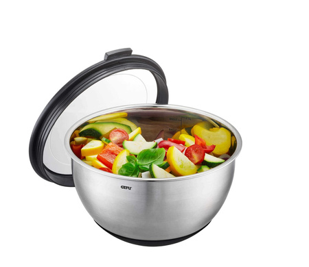 GEFU MUOVO Zestaw 2 mis z pokrywką