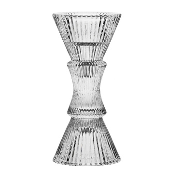 RITUALI DOMESTICI LUMELLA Szklany świecznik 7 x 15 cm