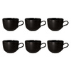 SELTMANN LIBERTY VELVET BLACK Zestaw 6 filiżanek do kawy 380 ml
