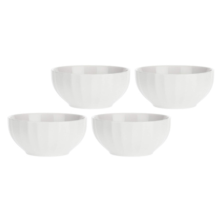 LA PORCELLANA BIANCA PIEVE Zestaw 4 misek do sałatek 13 cm