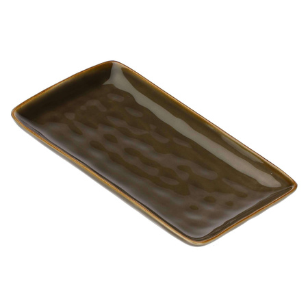 ROSE&TULIPANI CONCERTO GRIGIO TORTORA Zestaw 2 tac prostokątnych 27 x 19 cm