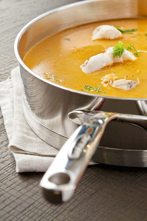 DEMEYERE ATLANTIS 7 Patelnia głęboka 2H z pokrywką 24 cm