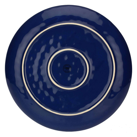 ROSE&TULIPANI CONCERTO BLU COBALTO Zestaw 2 półmisków okrągłych 32 cm