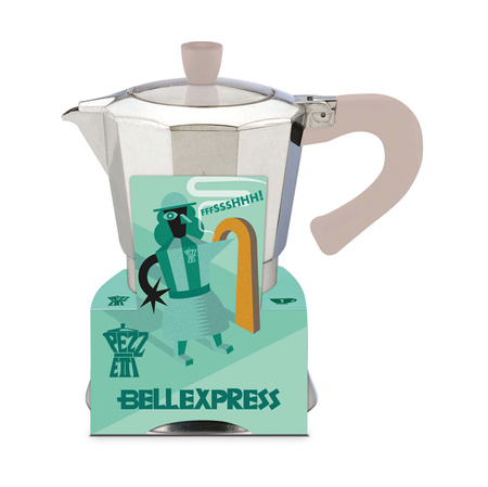 PEZZETTI BELLEXPRESS Aluminiowa kawiarka indukcyjna (6 filiżanek) - Srebrny