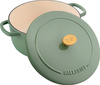 BALLARINI BELLAMONTE Garnek żeliwny okrągły 3 ltr, zielony