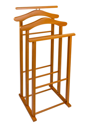 ARREDAMENTI MAXI Stojak na koszule i garnitur - 102 x 35 cm, Brązowy