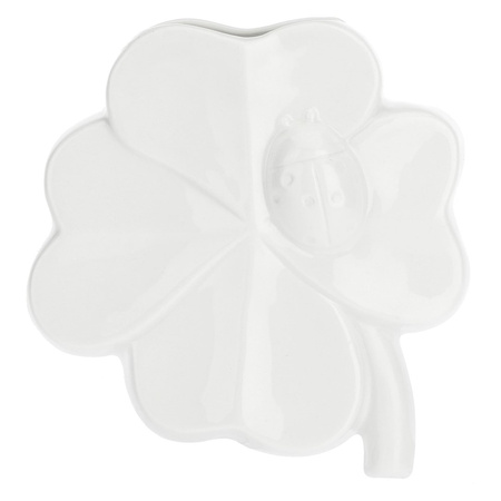 LA PORCELLANA BIANCA LEOPOLDINA Nawilżacz powietrza koniczyna 20 cm