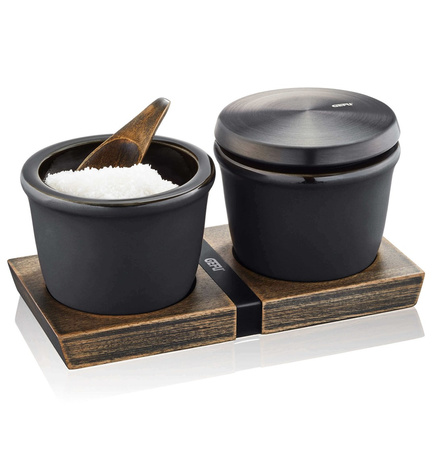 GEFU X-PLOSION® Pojemnik na przyprawy czarny