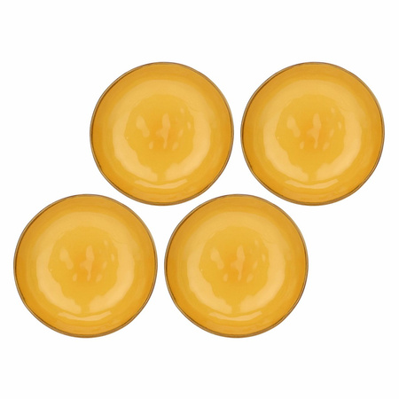 ROSE&TULIPANI CONCERTO OCRA Zestaw 4 talerzy do zupy 21 cm