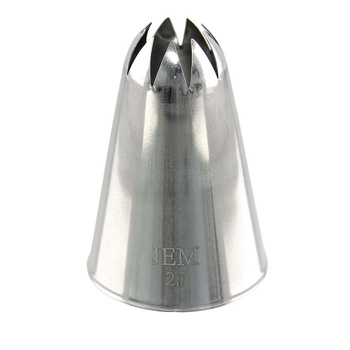 PME Średnia, stalowa końcówka dekoracyjna gwiazdka