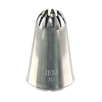 PME Stalowa końcówka dekoracyjna kwiat 1G