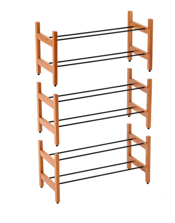 ARREDAMENTI TODYS Półka na buty 49 x 20 cm, brązowy