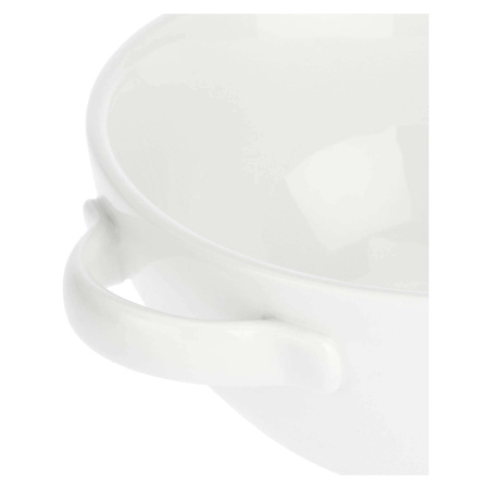 LA PORCELLANA BIANCA TERRINE Zestaw 4 okrągłych naczyń do zapiekania 650 ml