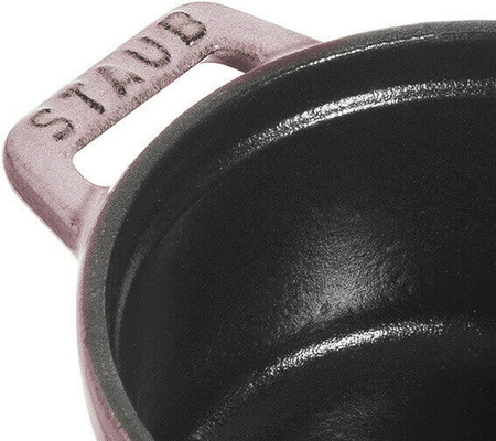 STAUB MINI COCOTTE Mini garnek żeliwny okrągły 250 ml, kwiat wiśni