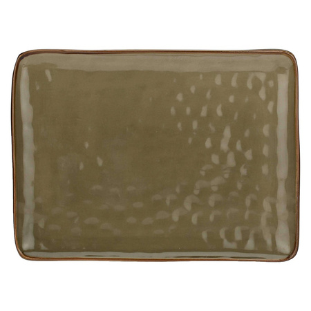 ROSE&TULIPANI CONCERTO GRIGIO TORTORA Taca prostokątna 36 x 26.5 cm