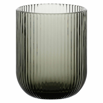 ROSE&TULIPANI TWISTY Szklanka szara 260 ml