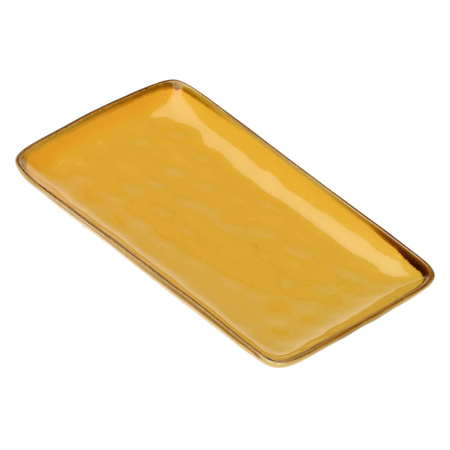 ROSE&TULIPANI CONCERTO OCRA Zestaw 2 tac prostokątnych 27 x 19 cm