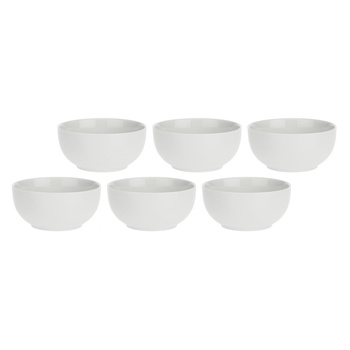 LA PORCELLANA BIANCA TERRINE Zestaw 6 okrągłych misek 11.5 cm