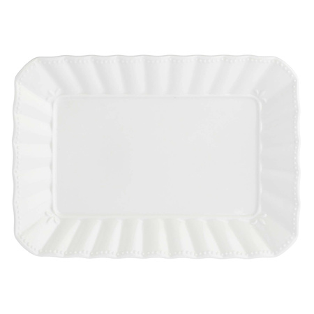 LA PORCELLANA BIANCA DUCALE Taca prostokątna 20 x 13 cm
