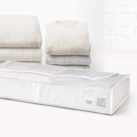 RAYEN Pokrowiec na odzież pod łóżko z dyskiem na mole