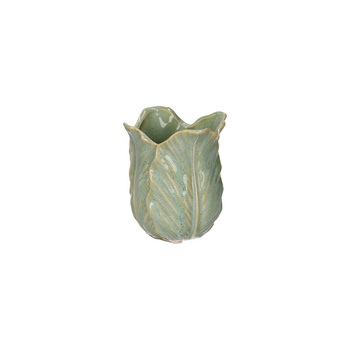 RITUALI DOMESTICI DORDOGNA Wazon ozdobny 10.5 x 11.5 cm zielony