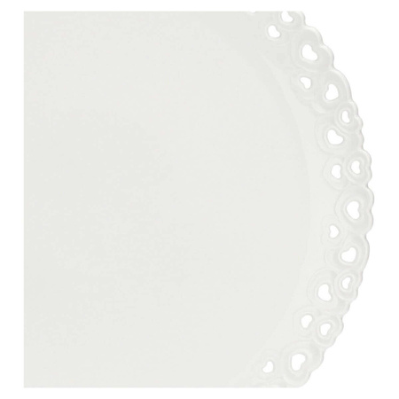 LA PORCELLANA BIANCA VALENTINO Zdobiony talerz do ciasta 34 cm