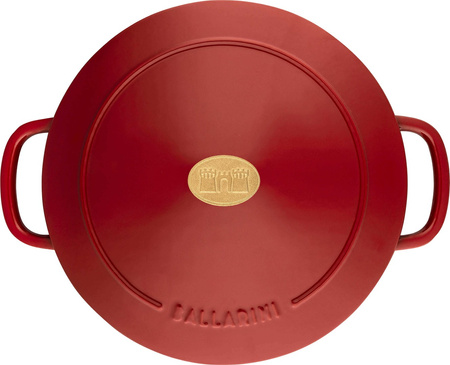 BALLARINI BELLAMONTE Garnek żeliwny okrągły 2.6 ltr, czerwony