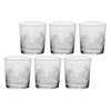 LA PORCELLANA BIANCA BABILA Zestaw 6 szklanek z grubym dnem łąka 350 ml