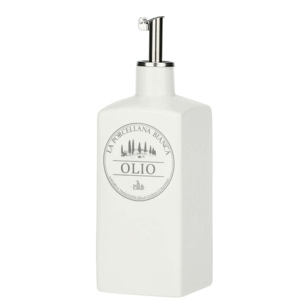 LA PORCELLANA BIANCA CONSERVA Butelka na olej 250 ml