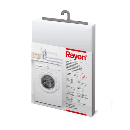 RAYEN Pokrowiec na pralkę ładowaną od przodu, biały