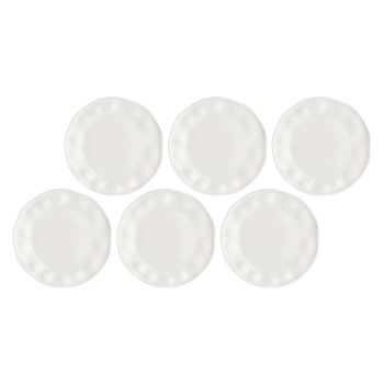 LA PORCELLANA BIANCA LUNIA Zestaw 6 talerzy do sałatek 21.5 cm